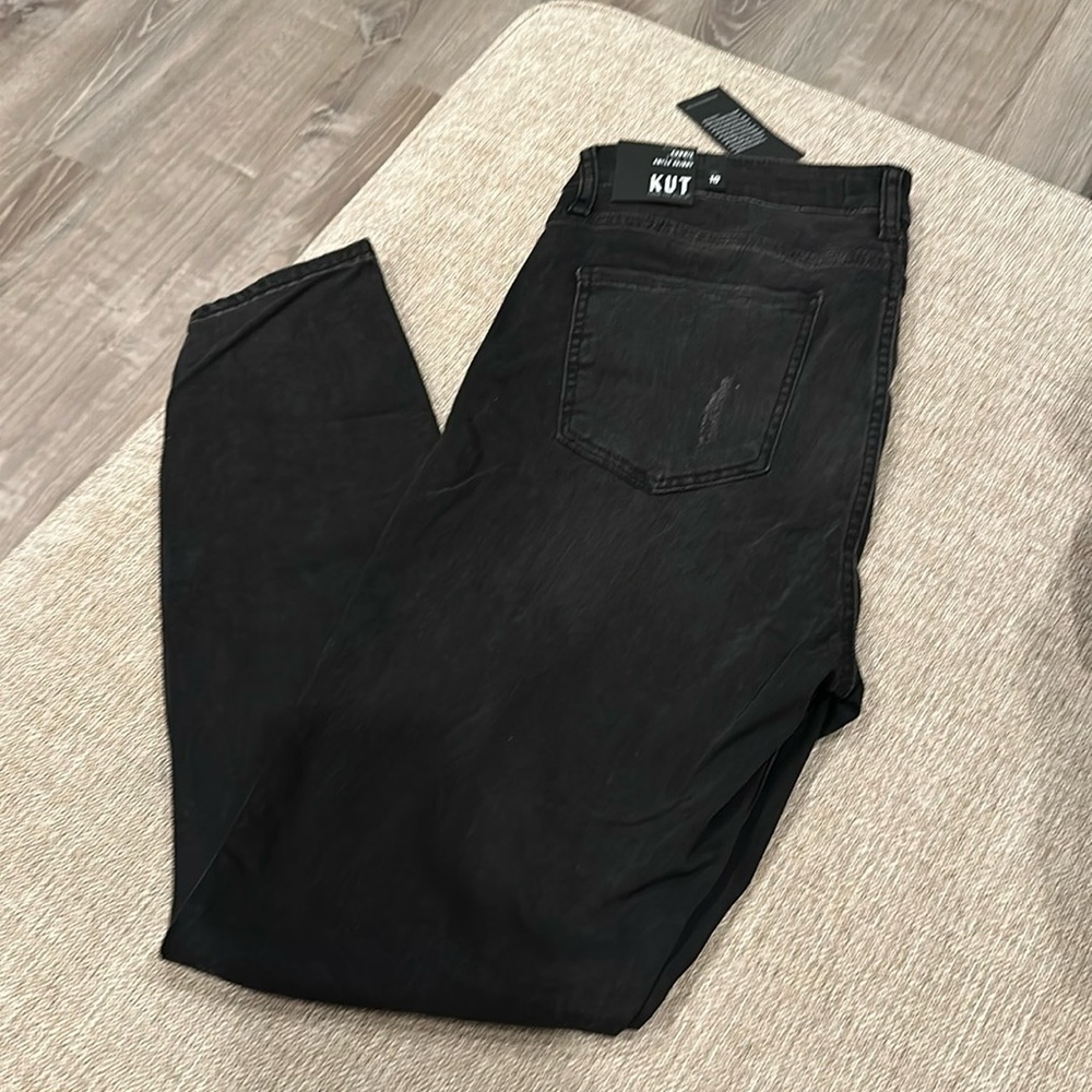 NWT: KUT from the Kloth - High Rise Connie Fab Ab Ankle Skinny - Size 10